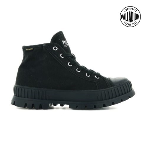 Dámské Tenisky Palladium Pallashock Mid OG High Tops Černé | CZ RHE-47G